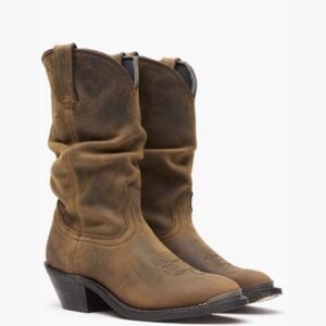 Durango Women's Distressed Tan Slouch Western Boots Size 7.5 $183